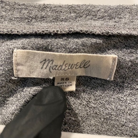 Madewell Grey Tee Shirt Extra Small - Picture 3 of 4